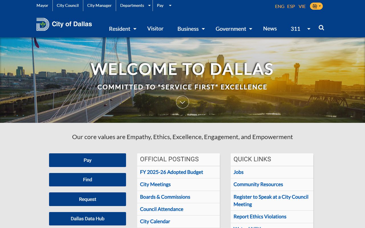 Dallas marriage records - Dallas City Hall