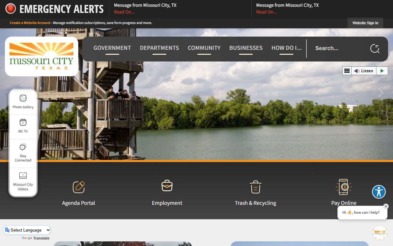 Missouri City marriage records - city portal