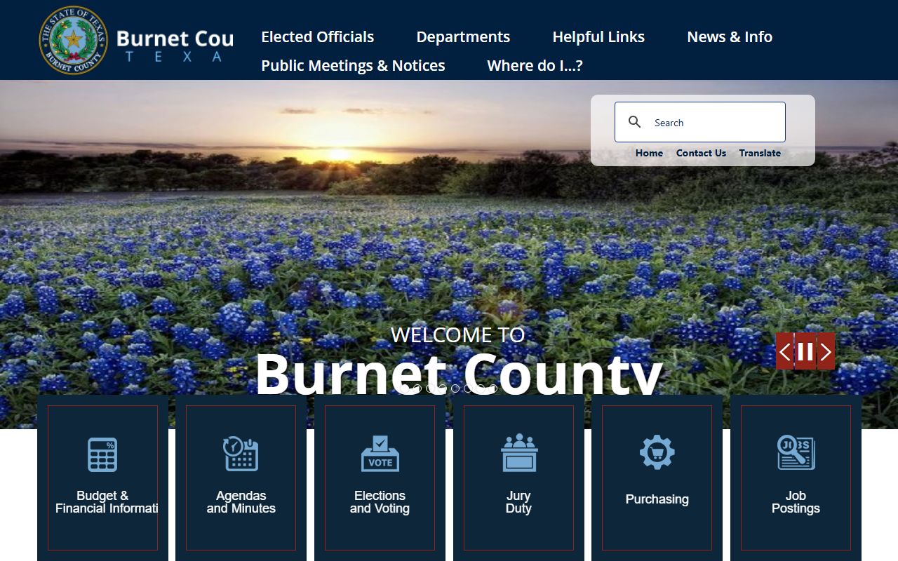 Burnet County marriage records - Burnet County website and clerk services