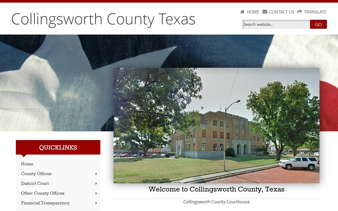 Collingsworth County marriage records - Collingsworth County main website