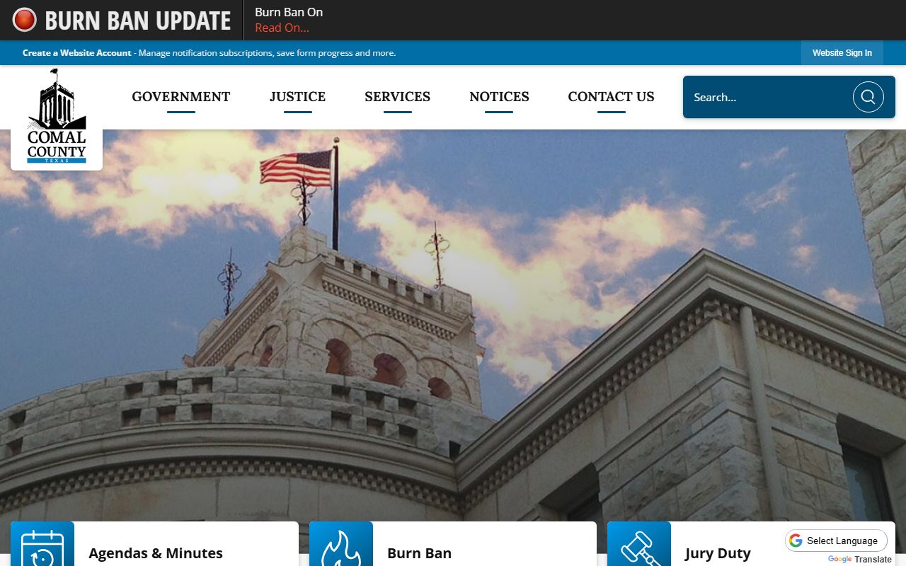 Comal County marriage records - Comal County Clerk website