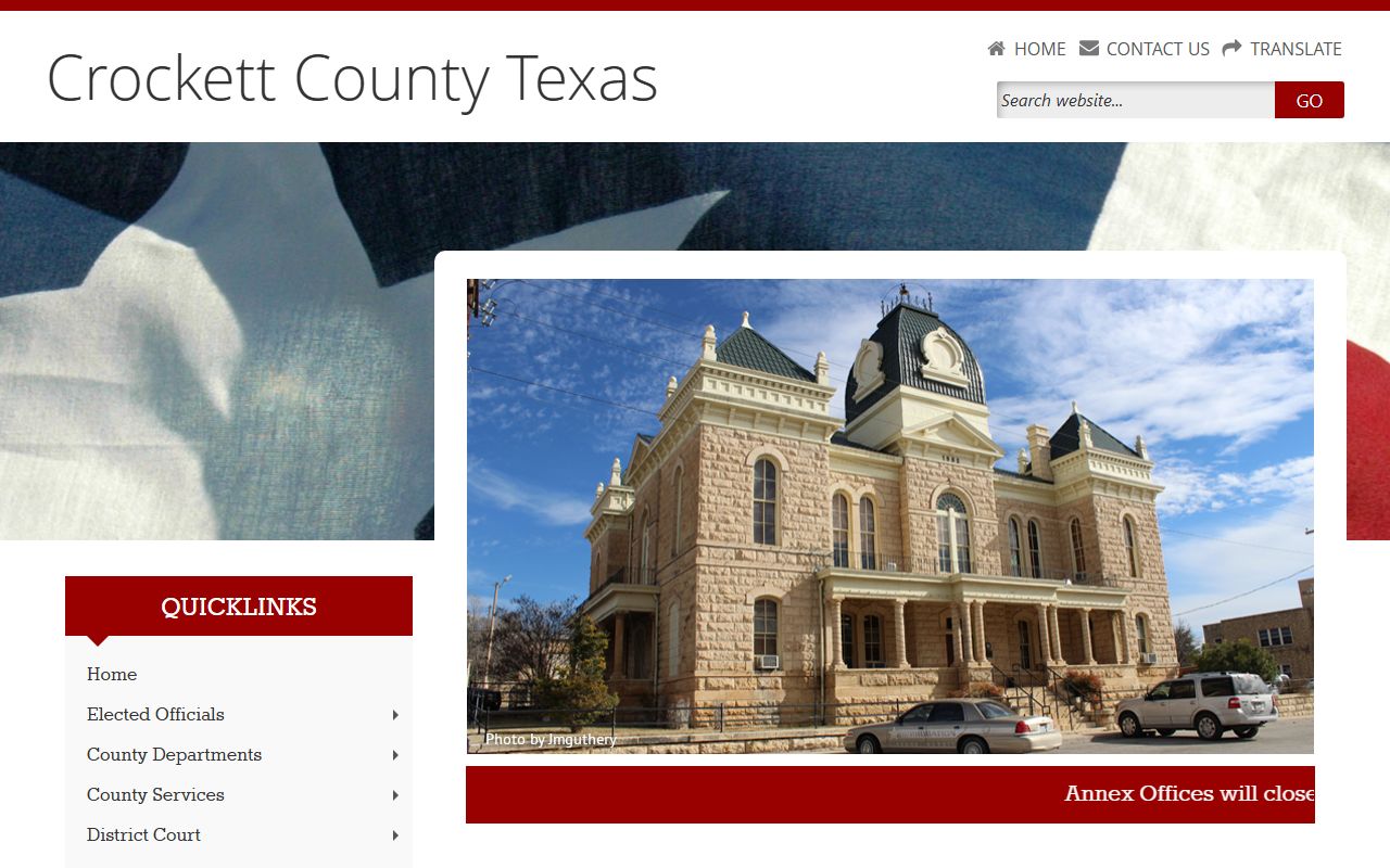 Crockett County marriage records - county clerk website