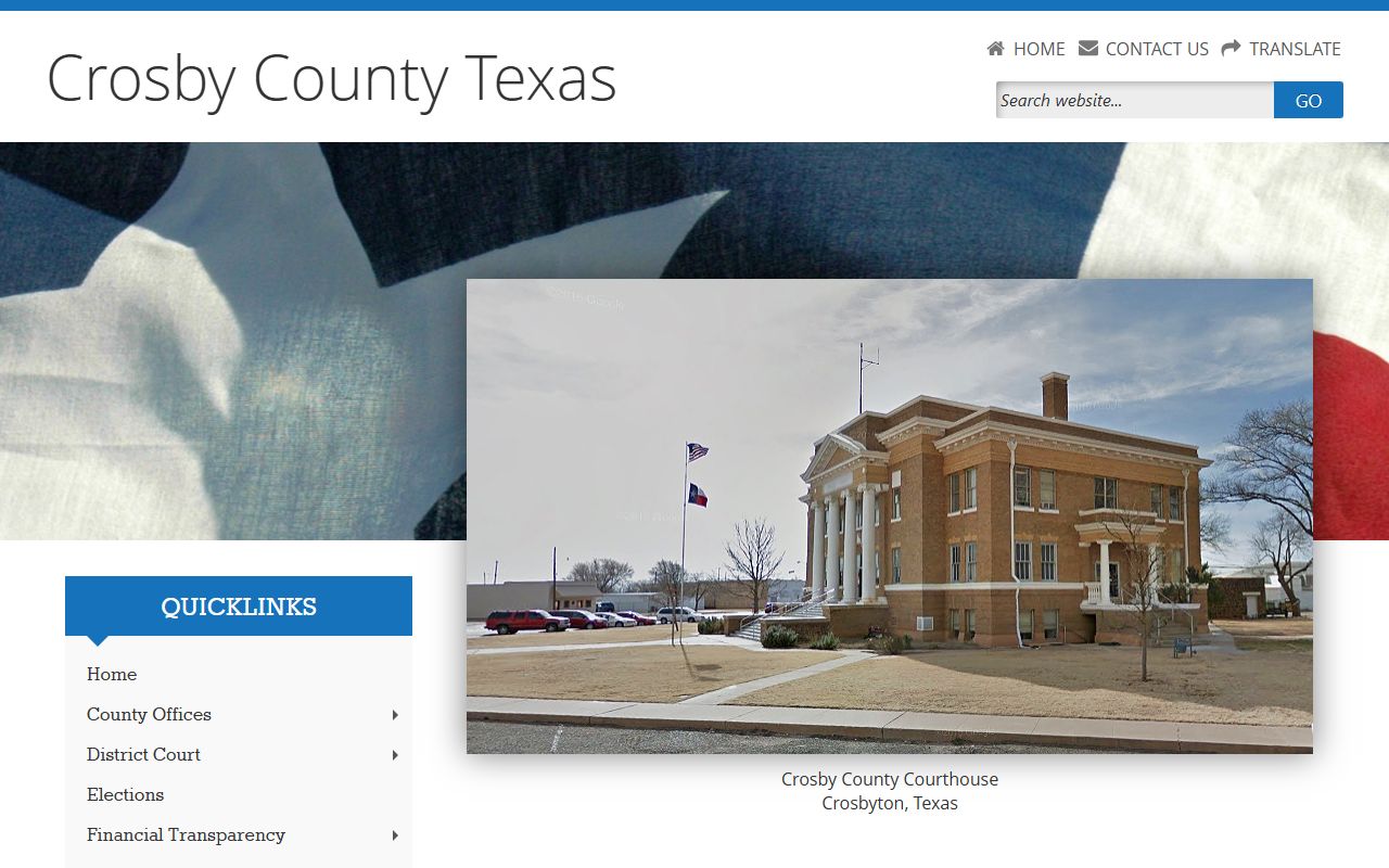 Crosby County marriage records - county clerk website