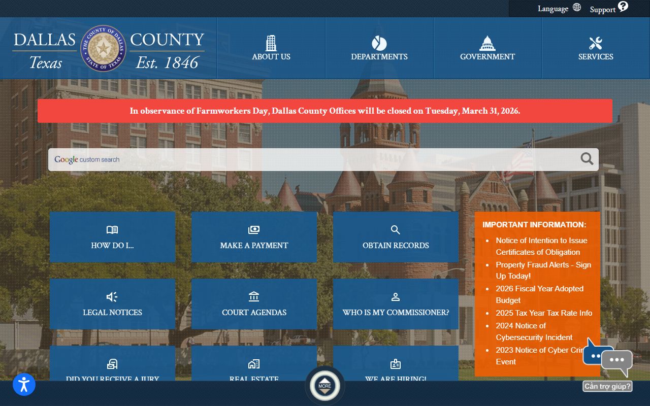 Dallas marriage records - Dallas County Clerk marriage license portal