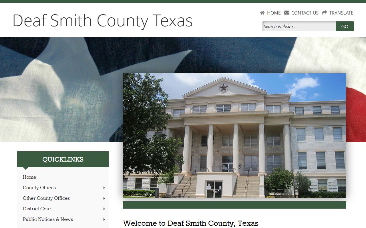 Deaf Smith County marriage records - county clerk fees page