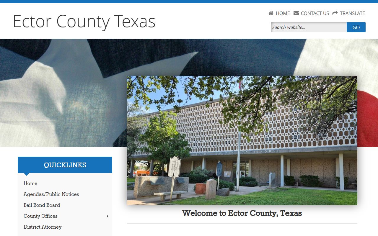 Ector County marriage records - Ector County Clerk website