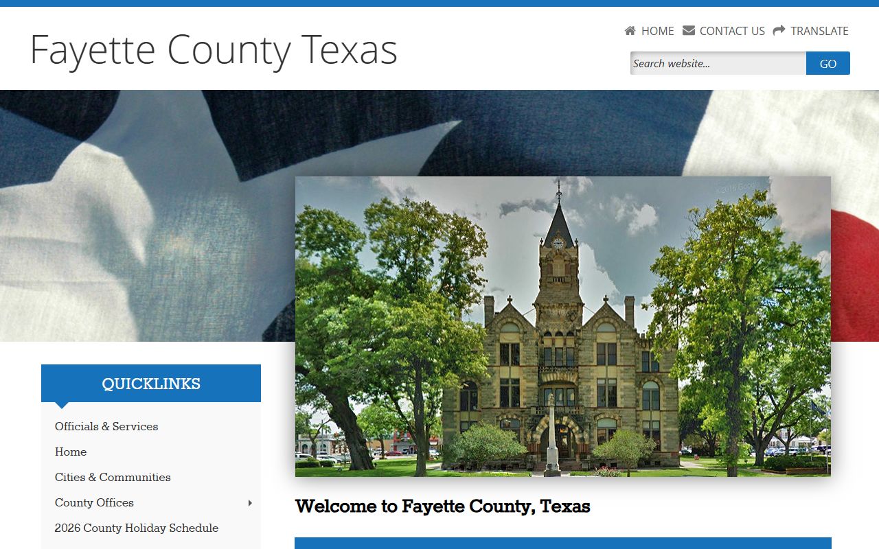 Fayette County marriage records - Fayette County Clerk website