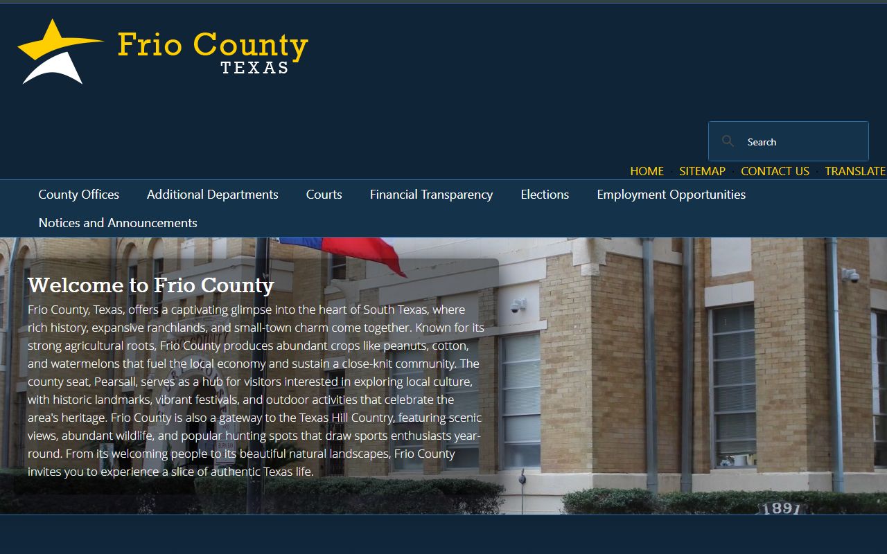 Frio County marriage records - County Clerk official website