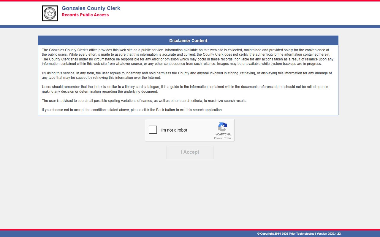 Gonzales County marriage records - Fraud protection notification service