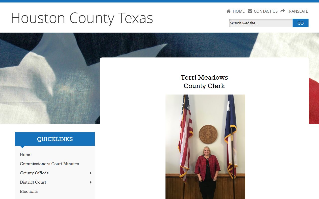 Houston County marriage records - Houston County Clerk office page