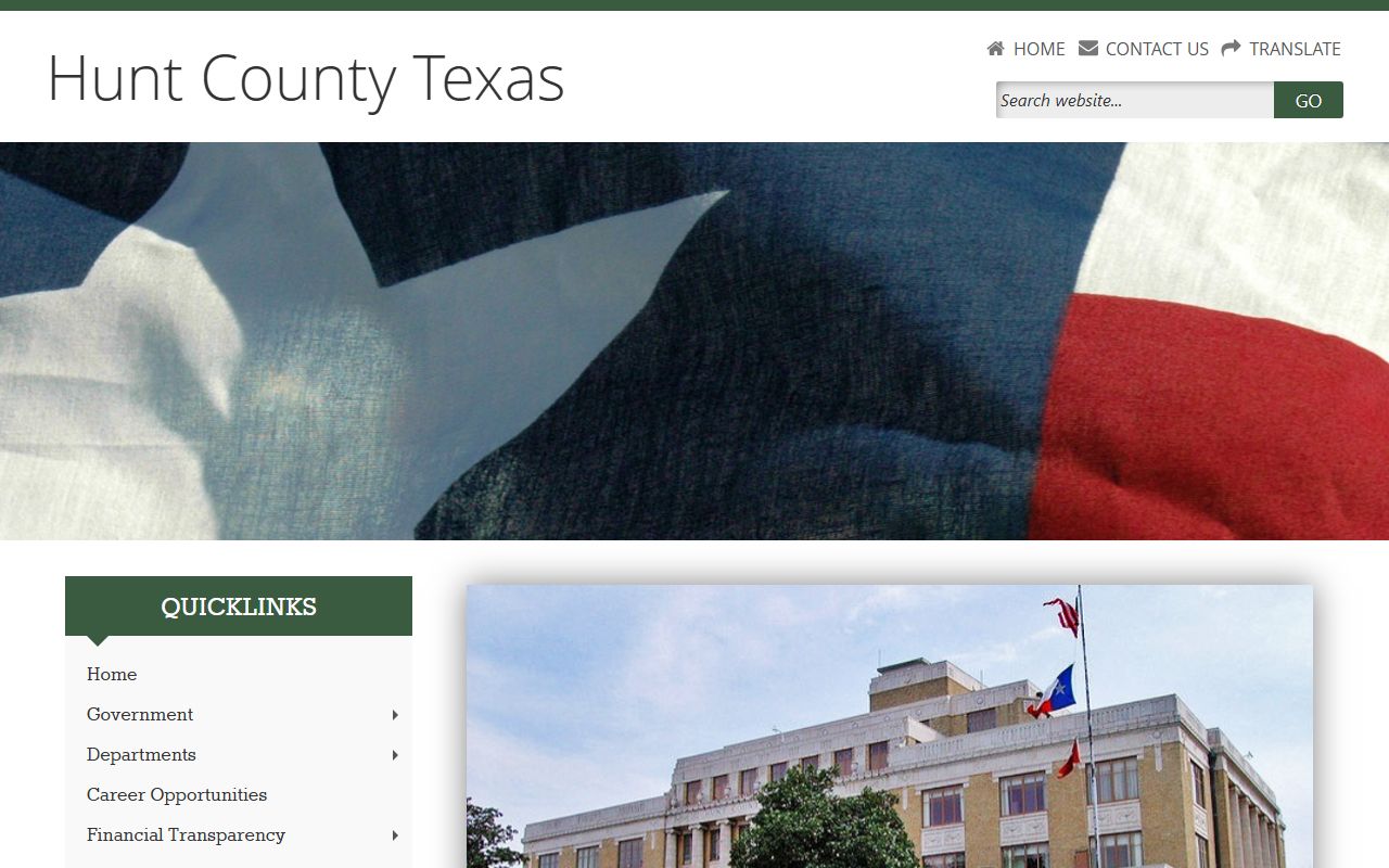 Hunt County marriage records - Hunt County Clerk information page