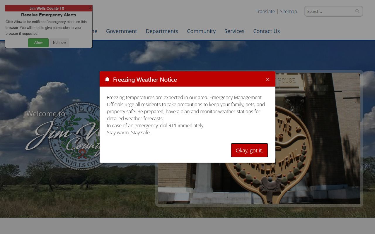 Jim Wells County marriage records - county official website