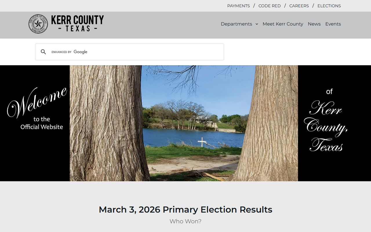 Kerr County marriage records - county clerk office portal