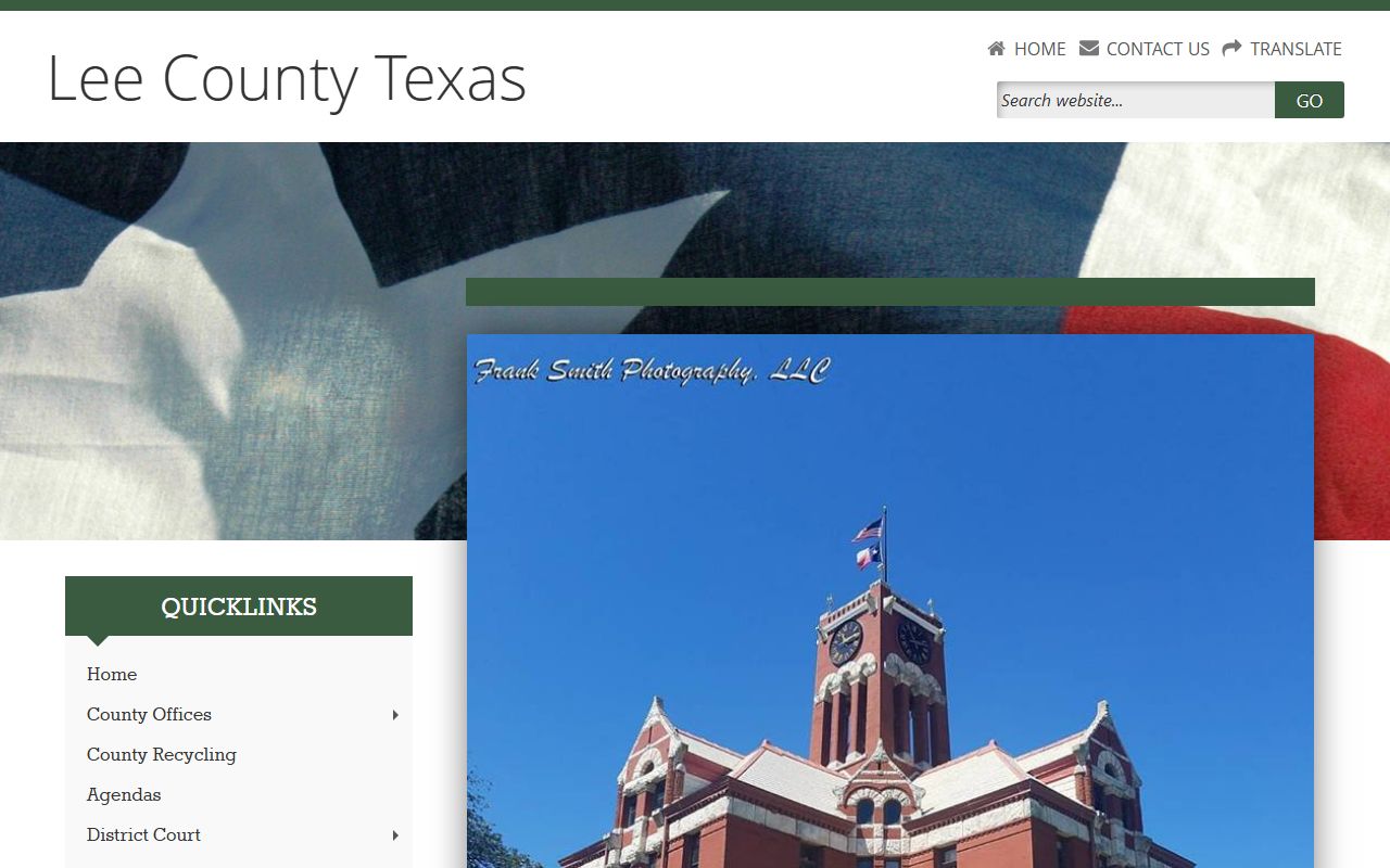Lee County marriage records - county website