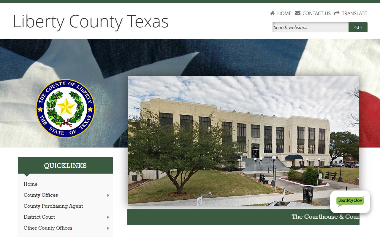 Liberty County marriage records - county clerk website