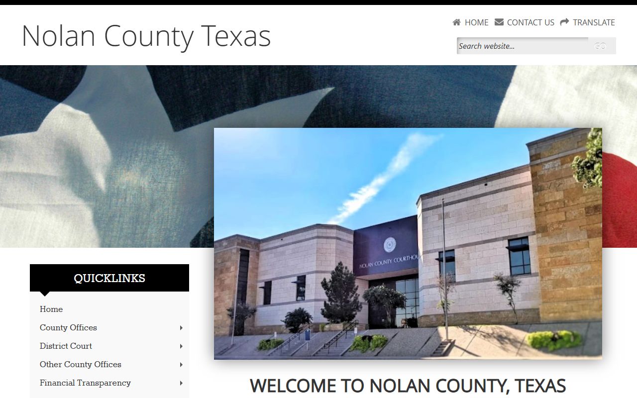 Nolan County marriage records - county clerk main website