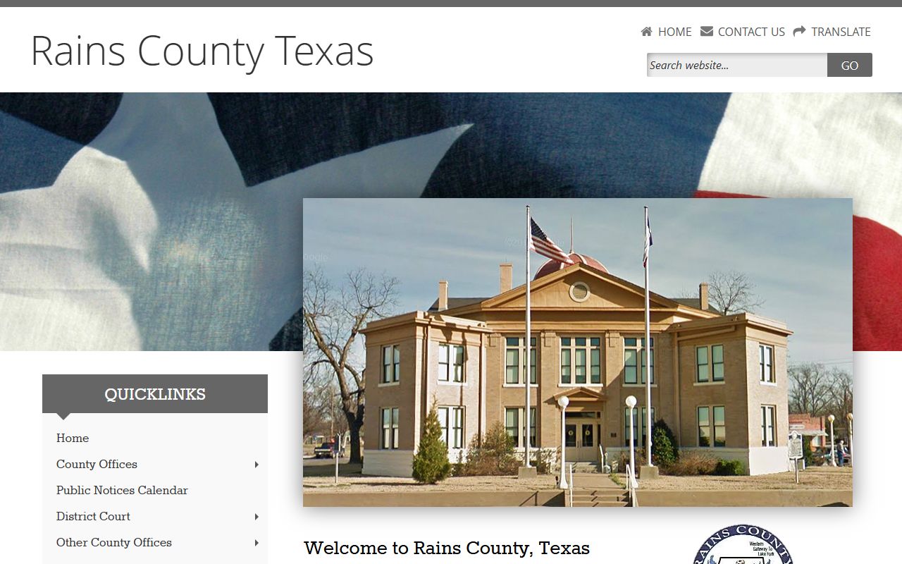 Rains County marriage records - county vital records information