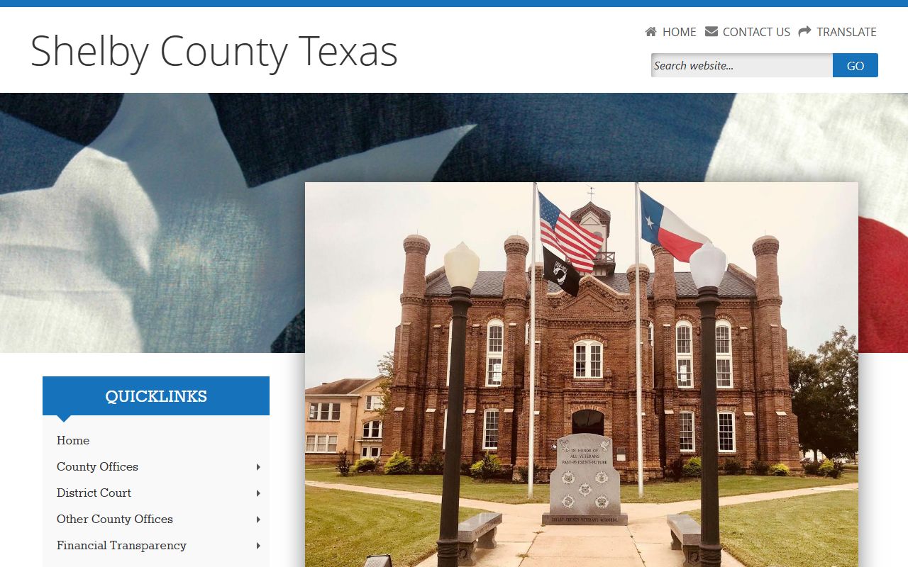 Shelby County marriage records - county main website