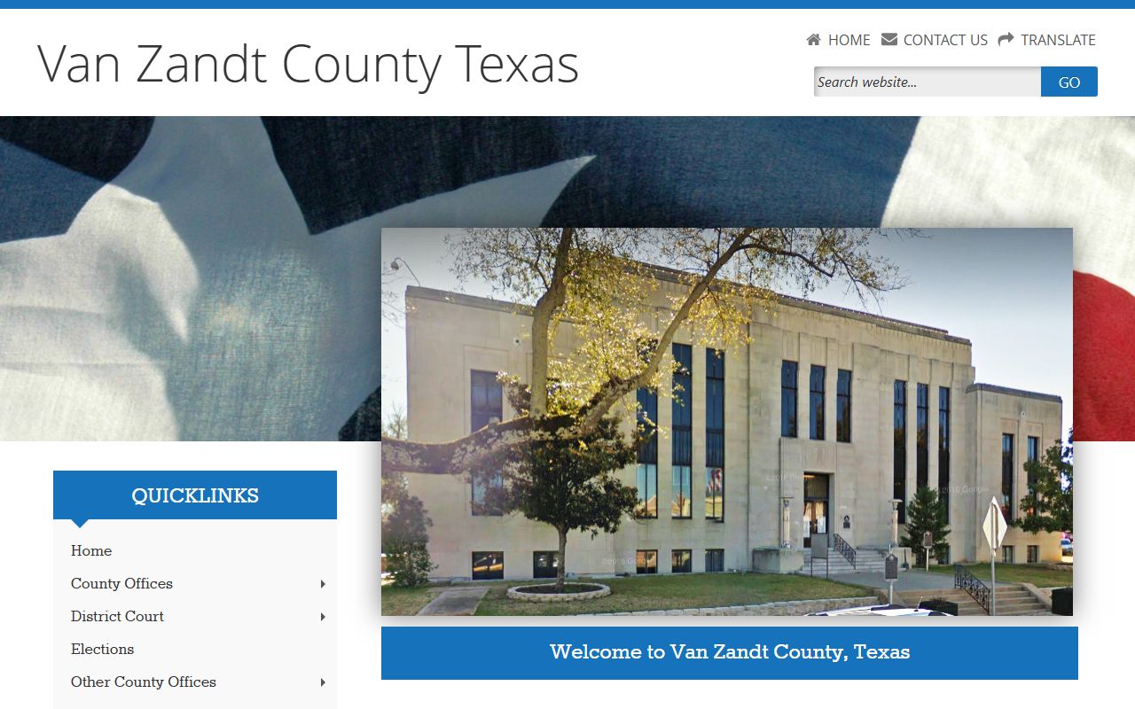 Van Zandt County marriage records - county clerk website
