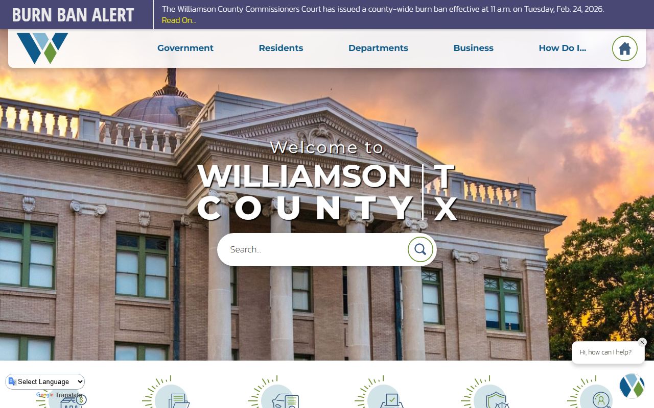 Georgetown marriage records - Williamson County main government portal