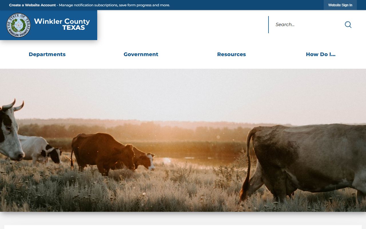 Winkler County marriage records - main county website in Kermit