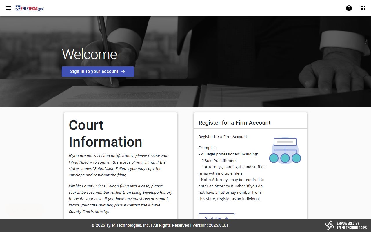 eFile Texas electronic filing system for court records including marriage-related filings